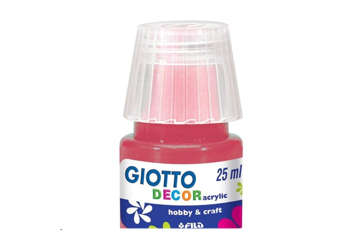 Immagine di Fila giotto decor acrylic rosso carminio 09