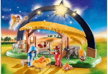 Immagine di Presepe illuminato