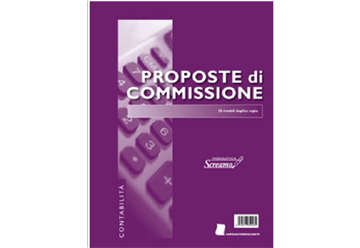 Immagine di Blocco Proposte Commissioni 50/50 fogli autoricalcanti f.to 228x297