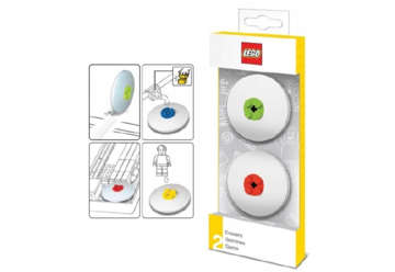 Immagine di Confezione 2 gomme rosso e lime Lego