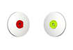 Immagine di Confezione 2 gomme rosso e lime Lego