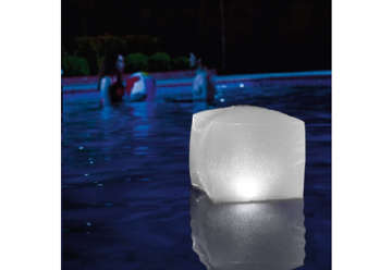Immagine di Luce galleggiante a forma di cubo 23x23x22cm