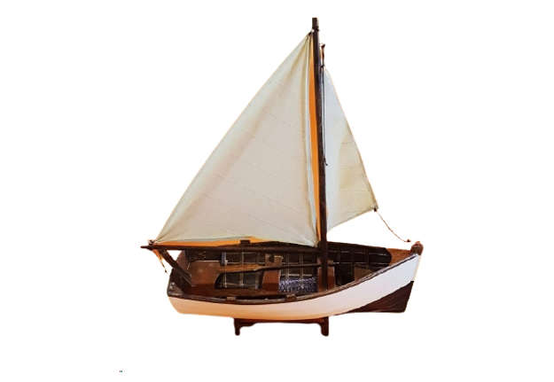 Immagine di Barca legno 41x18x8cm