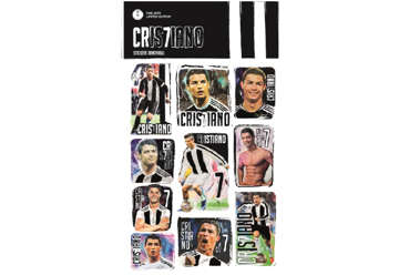 Immagine di ADESIVO CRISTIANO RONALDO 10 QUADROTTI 11X19 CM