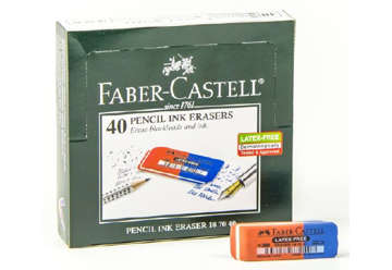 Immagine di Gomma Faber-Castell rosso/blu