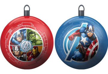 Immagine di Set 2pz Palline di Natale Avengers 10cm