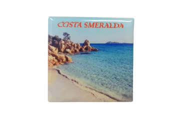 Immagine di Magnete Ceramica Costa Smeralda capriccioli 5x5