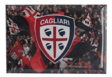 Immagine di Magnete stampato "tifo e logo" Cagliari 1920