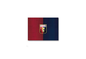 Immagine di TAPPETINO MOUSE GENOA ROSSO/BLU