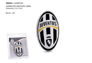 Immagine di Gomma jumbo Juventus vintage