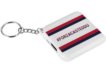 Immagine di Portachiavi powerbank 2000 mAh Cagliari Calcio