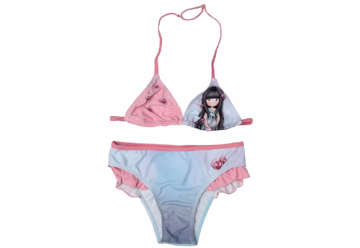 Immagine di Costume Santoro bikini triangolo 12 anni rosa e azzurro