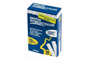 Immagine di Giotto robercolor gessi bianchi 10pz