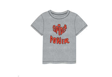 Immagine di T-shirt Spiderman grigia tg.4 anni