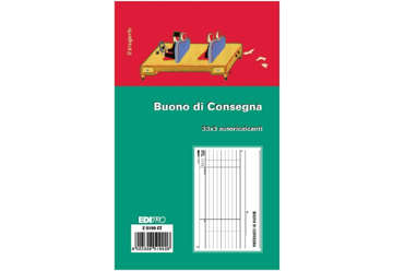 Immagine di Buono consegna 33/33/33 autoricalcanti f.to 9.9x17cm