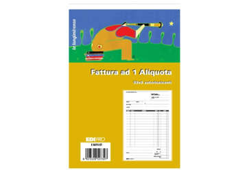 Immagine di Fattura ad 1 Aliquota 33/33/33 autoricalcanti f.to 23x15cm